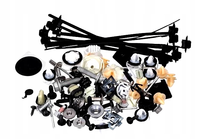 фото №1, Набор клипсы дверь перед задняя renault clio v oryg