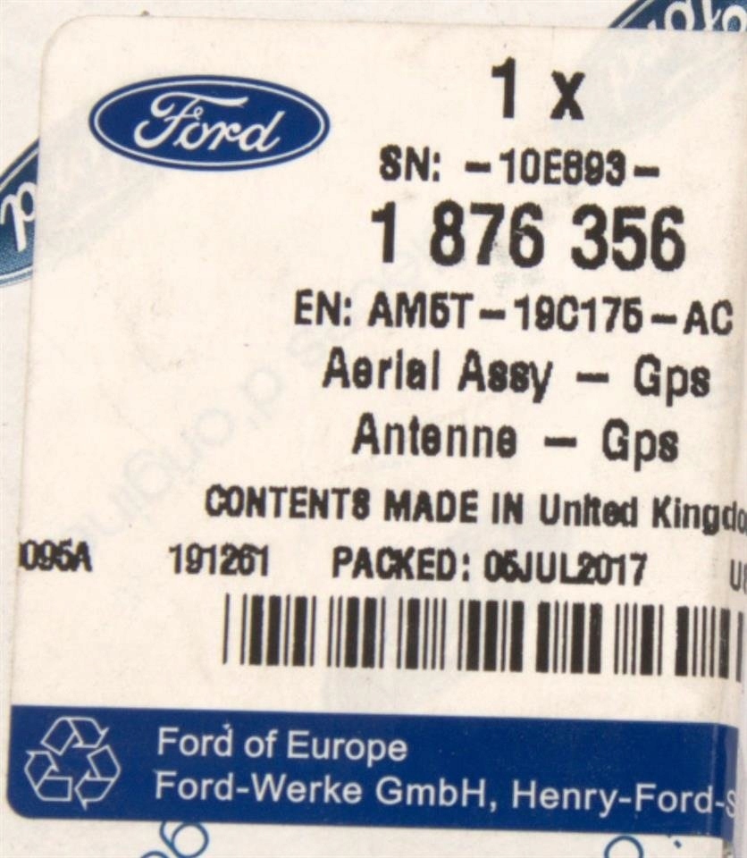 фото №5, Антенна gps ford ecosport mk2 fiesta mk7