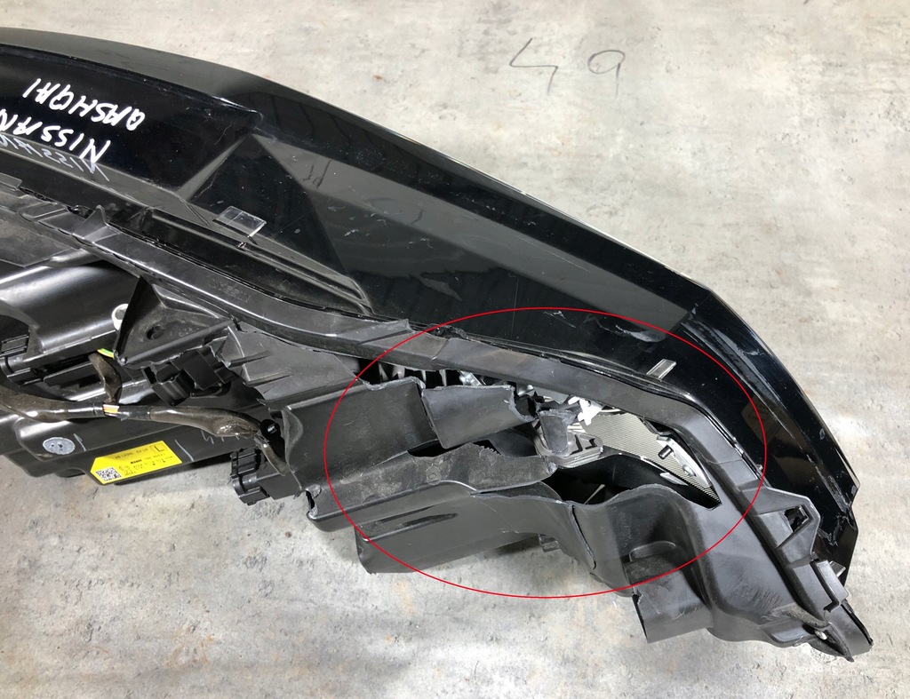 фото №14, Nissan qashqai 3 j12 21- фара правый full led оригинальный