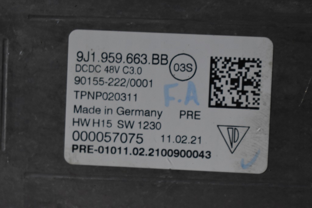 фото №4, Преобразователь напряжения kpl. porsche taycan 1