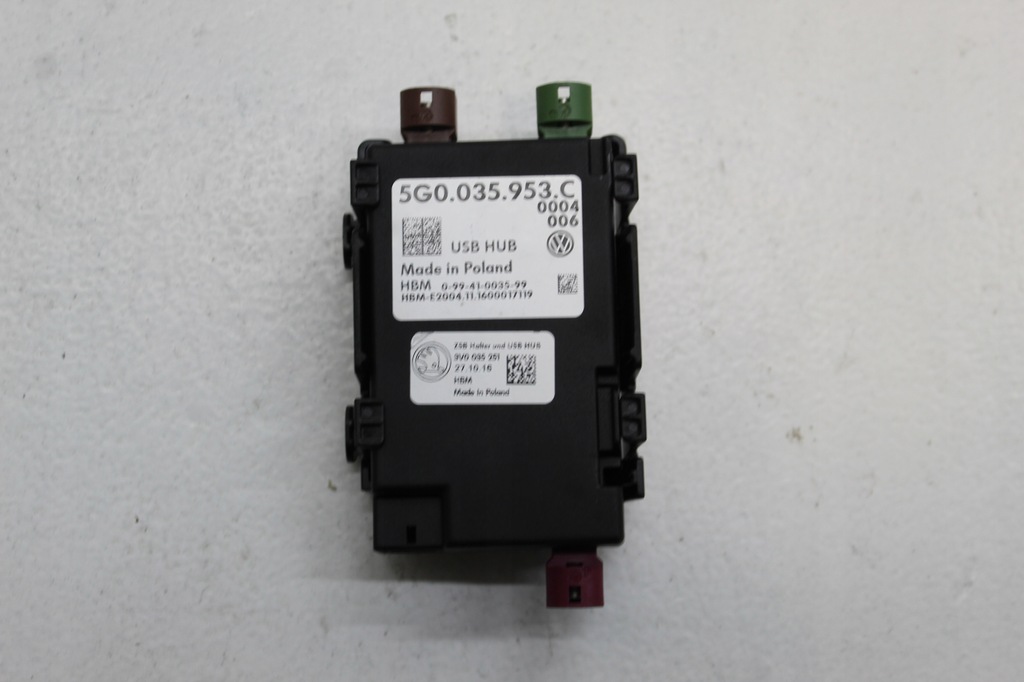 фото №1, Skoda superb iii модуль usb 5q0035953c