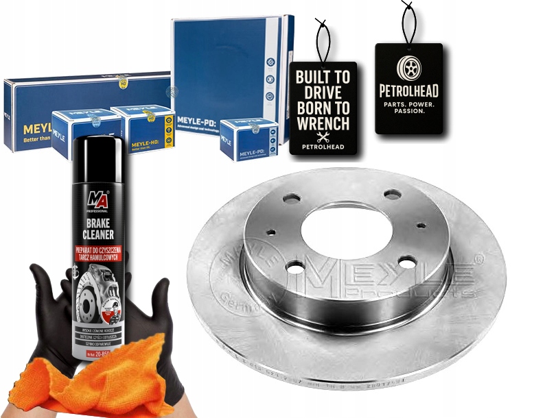 фото №1, Тормозные диски тормозные 2szt mitsubishi задняя colt meyle #petrolhead pro+ kit2