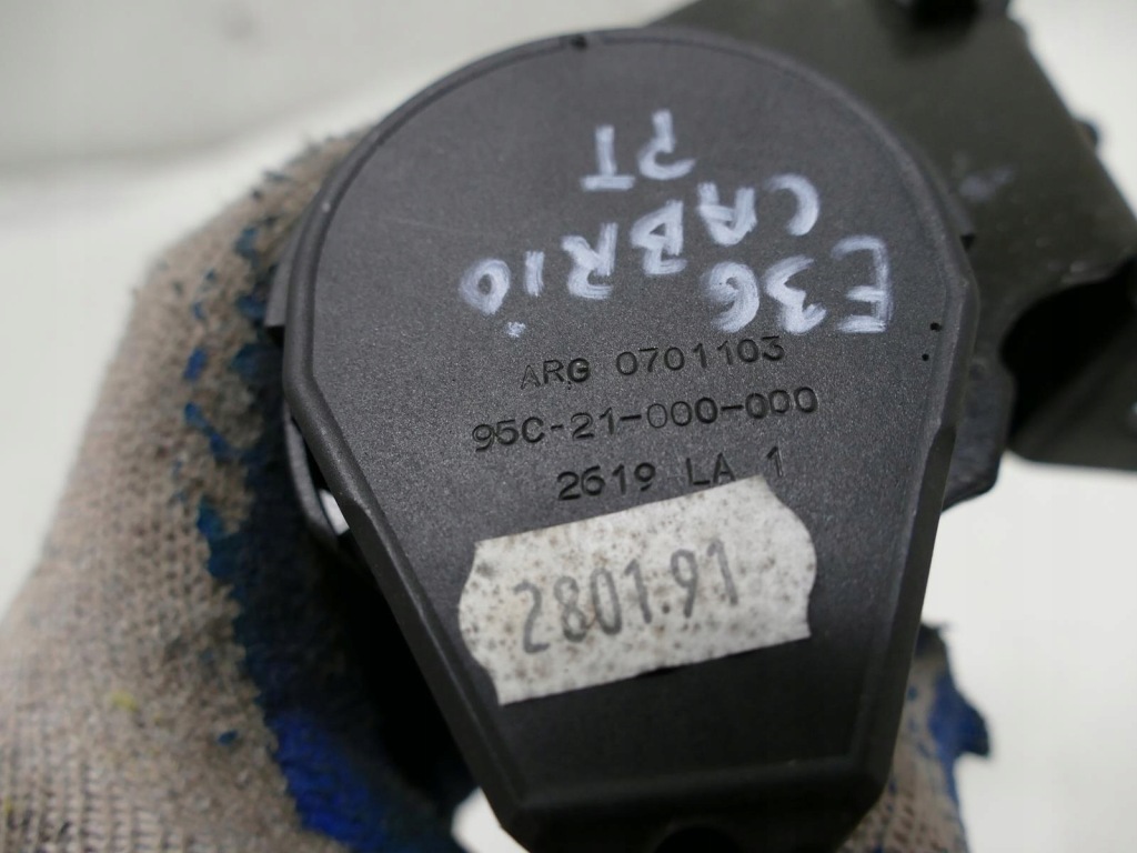 фото №4, Bmw e36 cabrio pas безопасности правый задняя