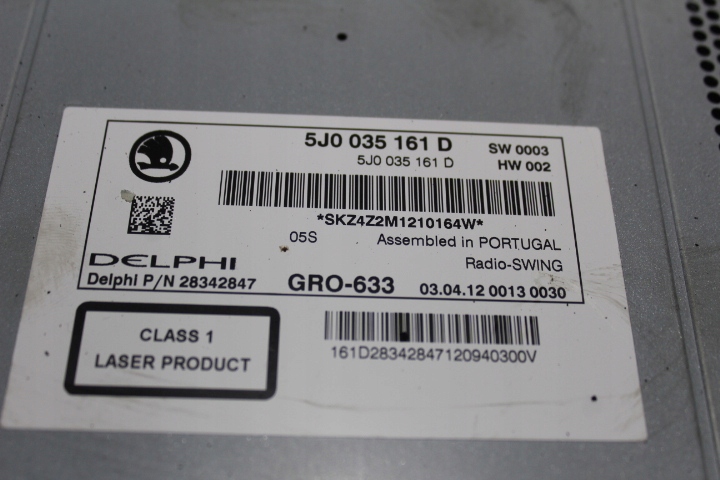 фото №3, Радио skoda fabia ii