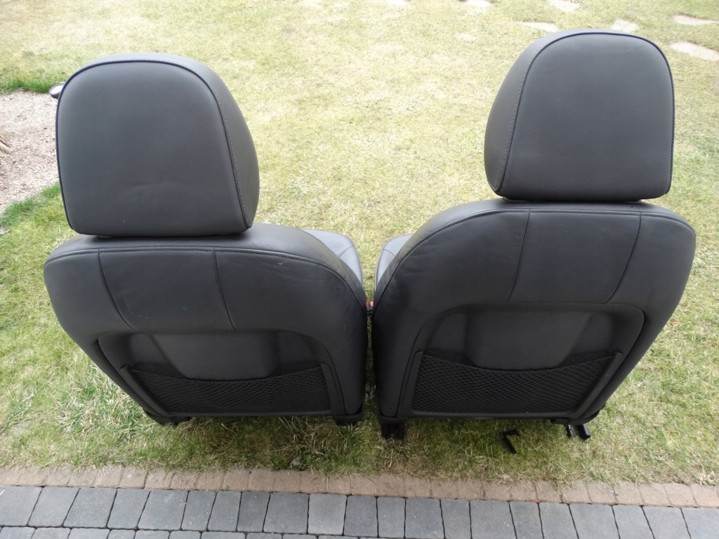 фото №12, Audi a4 b8 sedan 08-15 сиденья заднее сиденье czarna кожа подогрев подлокотник