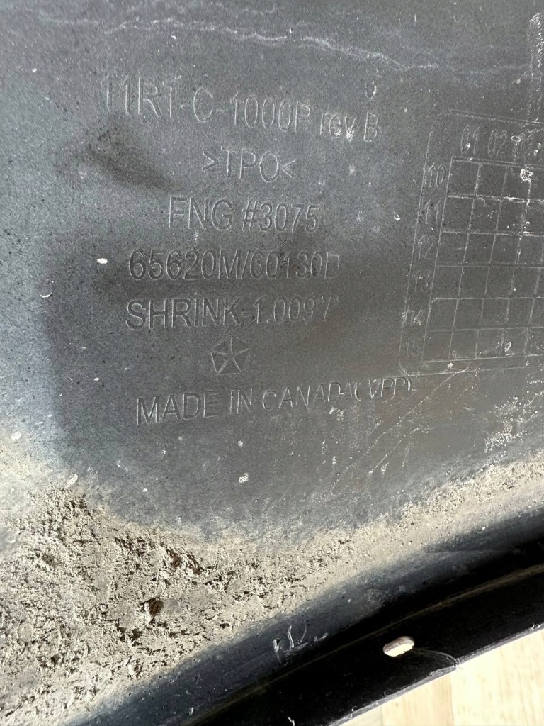 фото №12, Chrysler voyager lift 2010-2016 бампер перед 65620m60130d