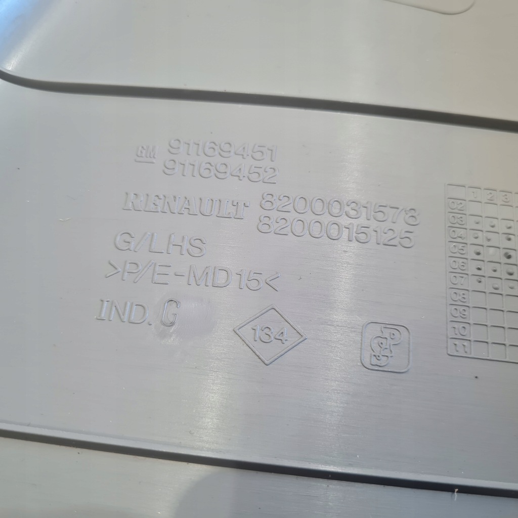 фото №11, Opel vivaro a захист стійка корпус gm 93853980