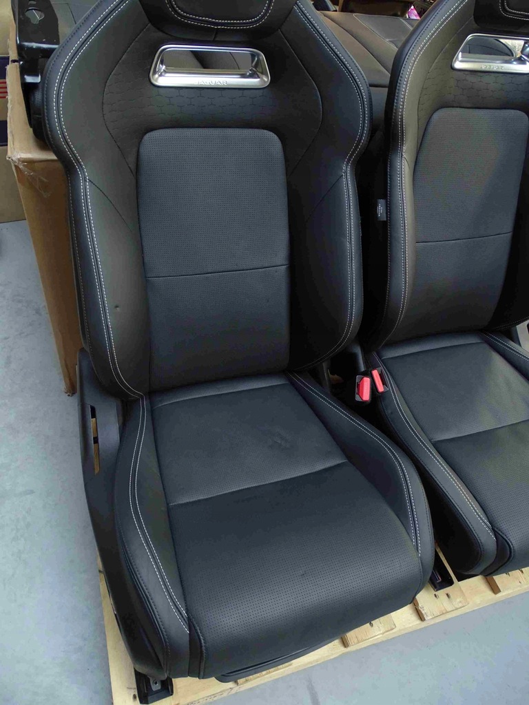 фото №8, Оригинальные сиденья кожа ковши recaro комплект jaguar f-pace x761 svr