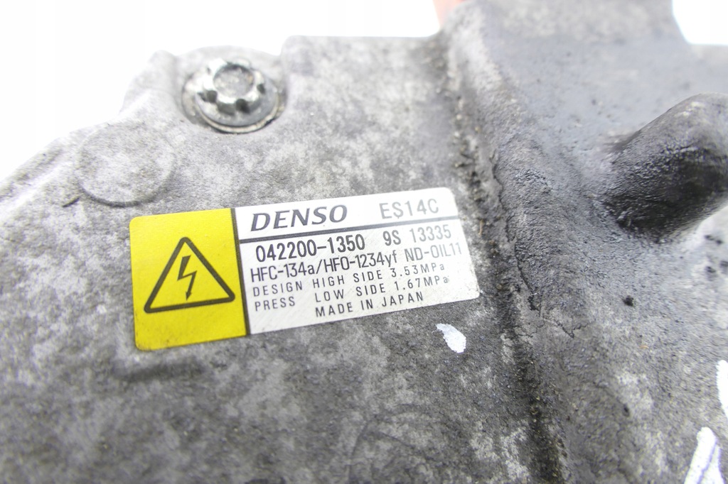 фото №9, Компрессор кондиционера toyota yaris iii 1.5 hybrid