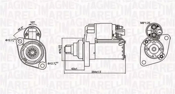 Magneti marelli стартер 063721347010 Цена