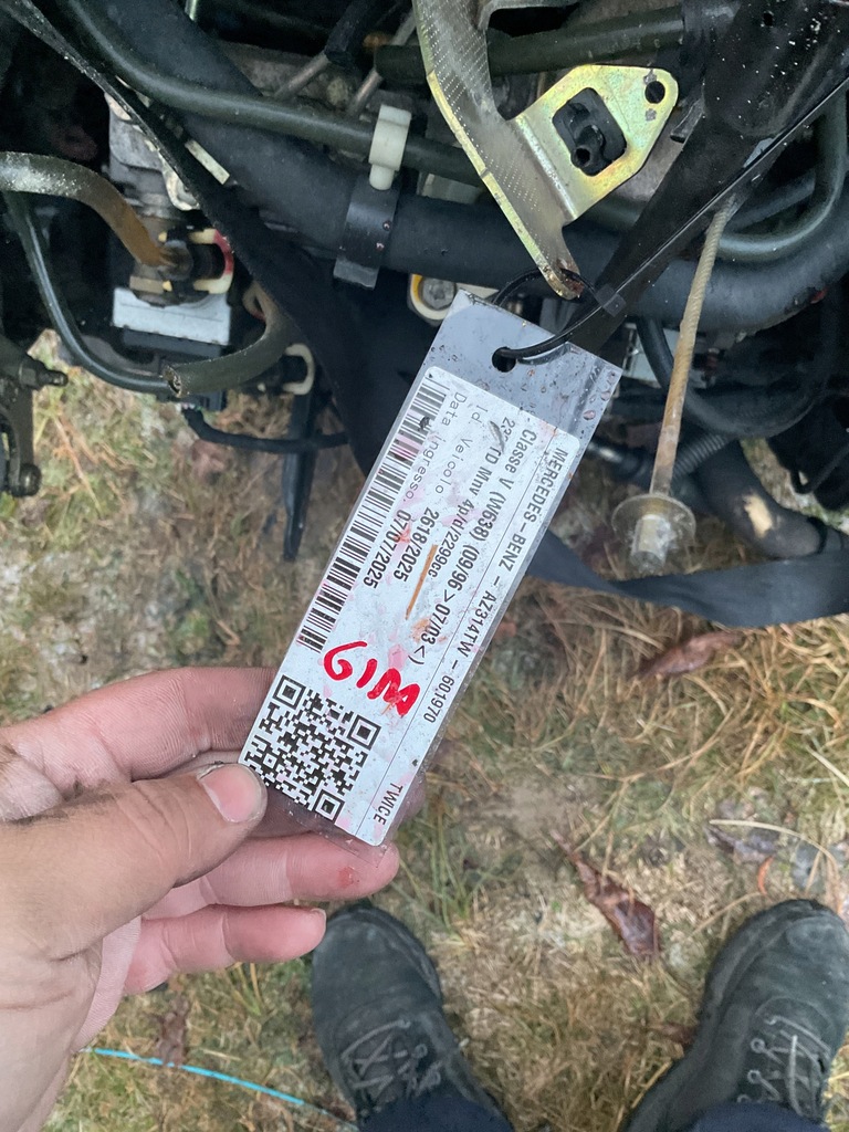 фото №8, Двигатель kompletny mercedes vito 2.3 турбодизель 98km om 601.970