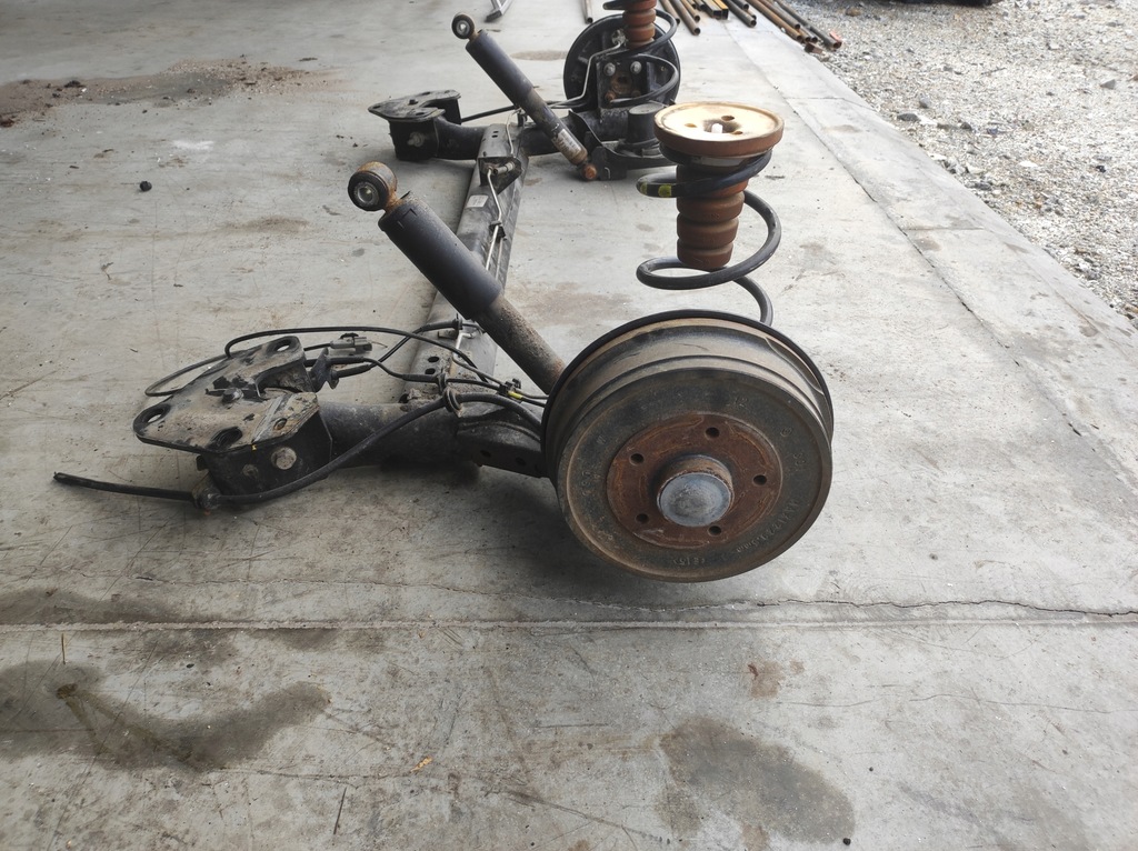 фото №7, Oś ось балка подвеска задняя renault express ii 2