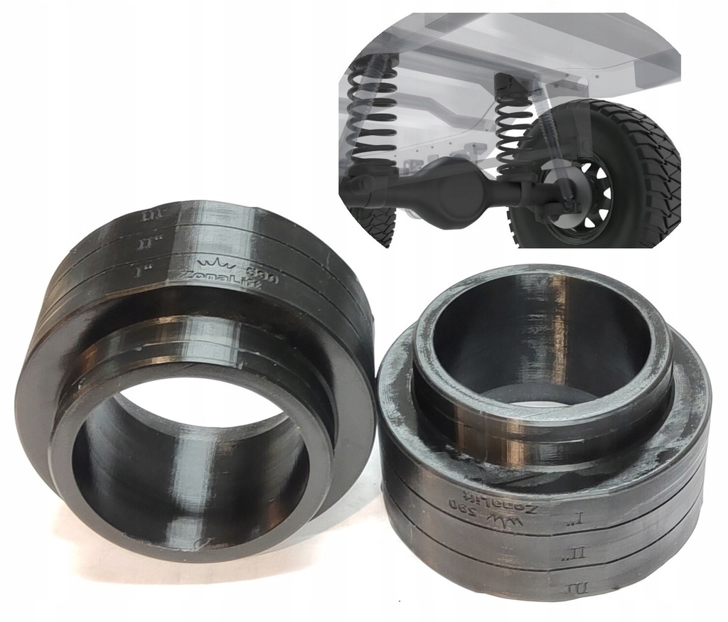 фото №16, Hyundai terracan 99r-06r прокладки pod пружины na задняя lift 7,5cm / 3 cale