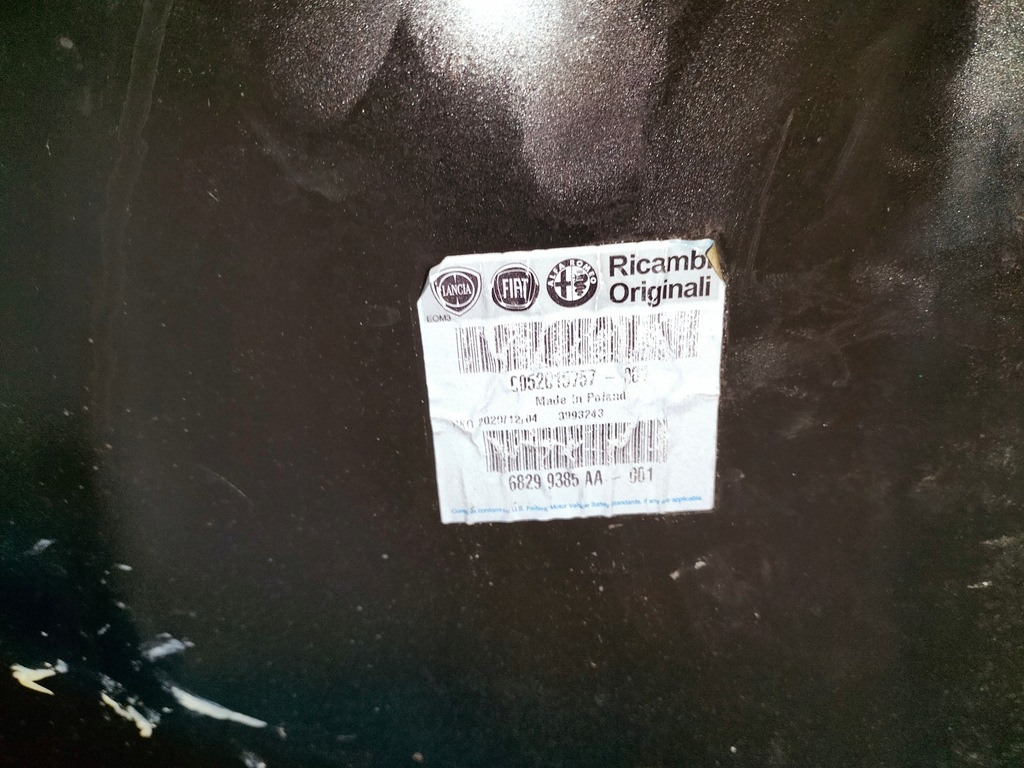 фото №12, Крыло передний левый fiat abarth 500 новый оригинальный номер 07-