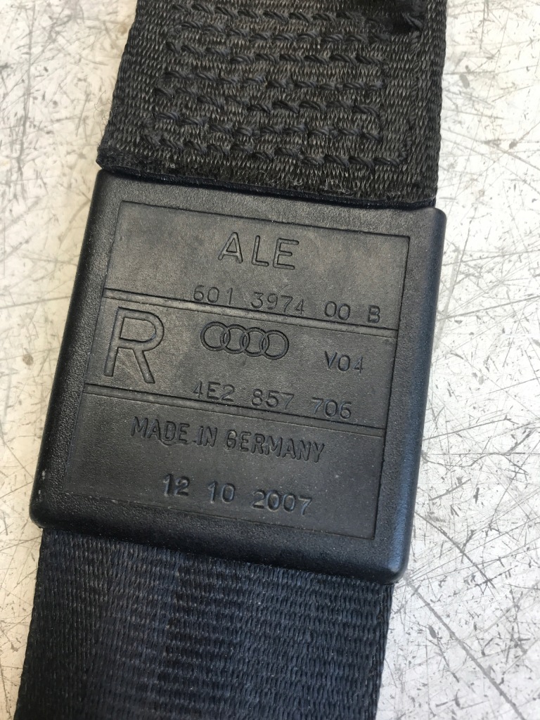 фото №5, Pas натяжитель правый перед audi a8 d3 4e2857706