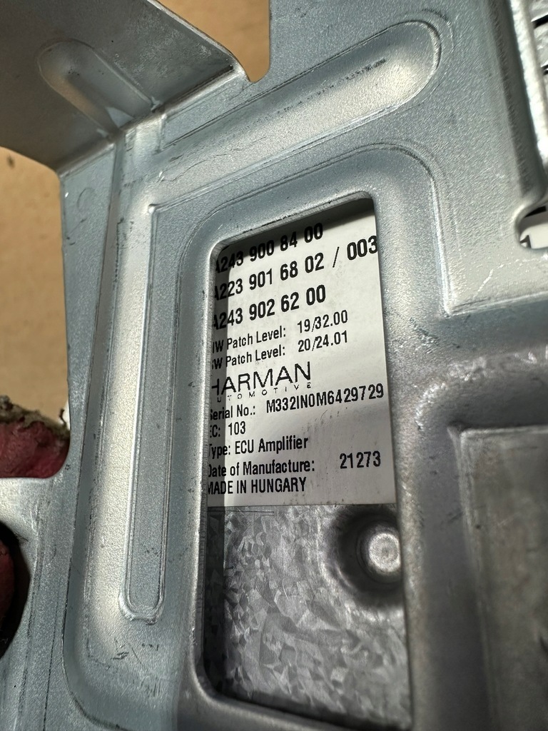 фото №7, Аудиосистема, динамики, комплект, динамик mercedes eqa w243, w247, h247