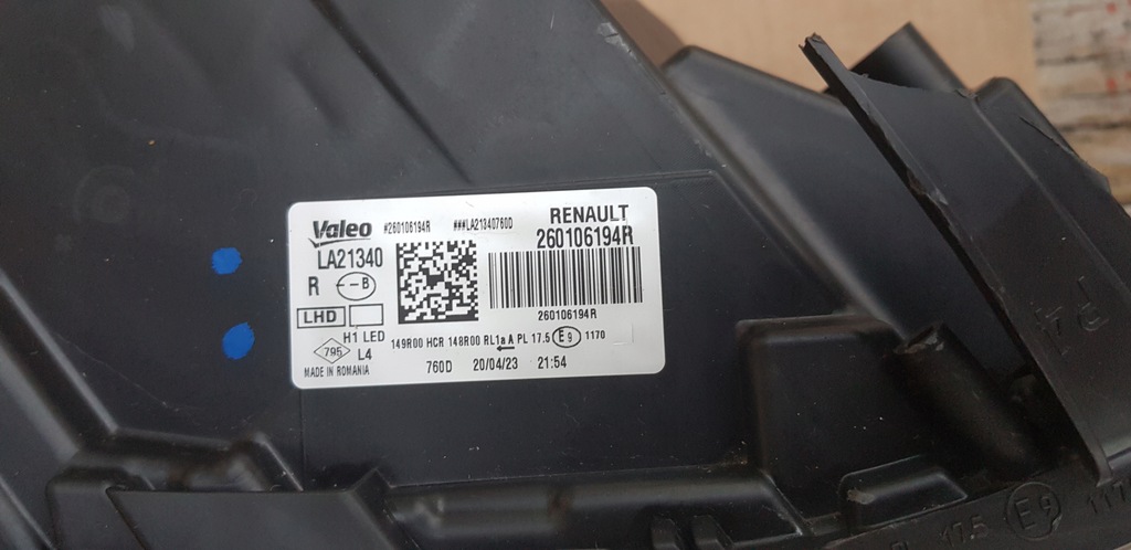 фото №11, Dacia duster iii лампа передня права full led