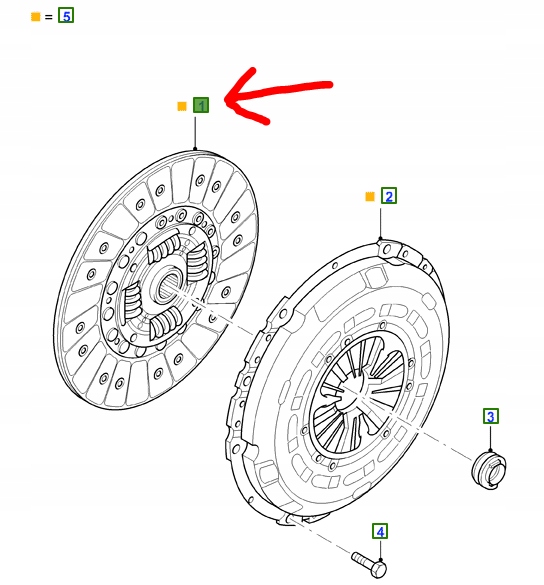 фото №1, Диск зчеплення ford everest ranger 2006-12