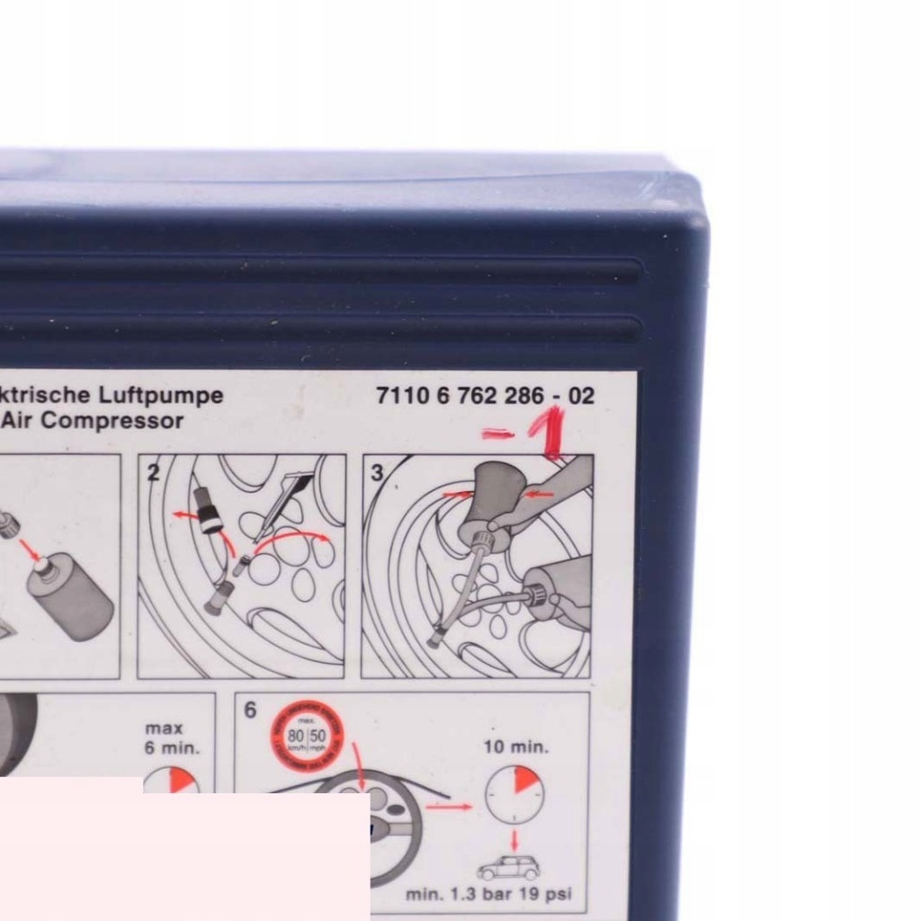 Mini cooper r50 r53 r55 r56 r57 компресор помпа накачування kół 6762286 в Україні