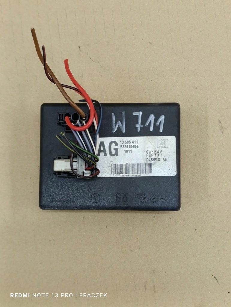 фото №1, Модуль света opel astra j 13505411