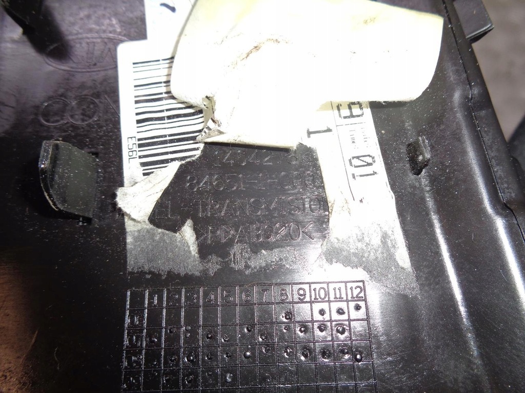 фото №7, Рамка захист домкрата передач тунель kia ceed 1 i 2006- 84651-1h000 europa