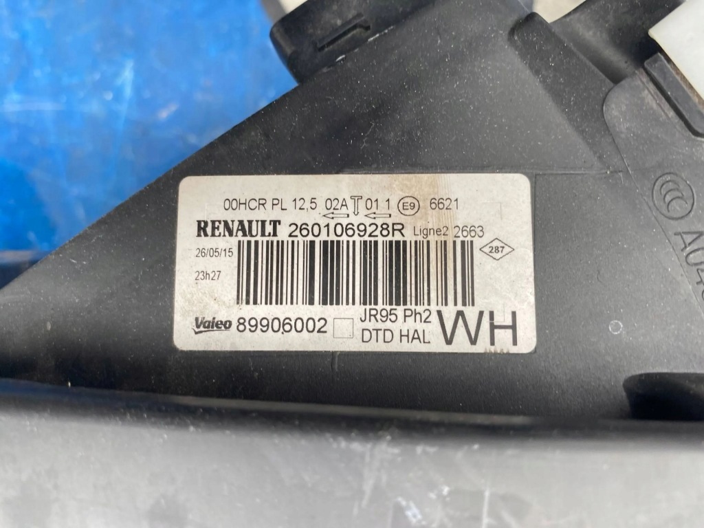 фото №8, Лампа права передня лінза renault scenic iii lift 260106928r