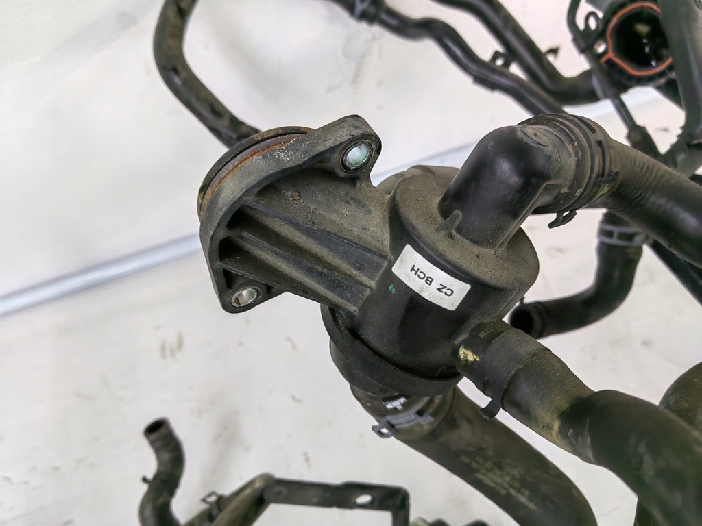 фото №6, Vw scirocco 2.0tdi cfg шланги wody temostat додаткова насос wody