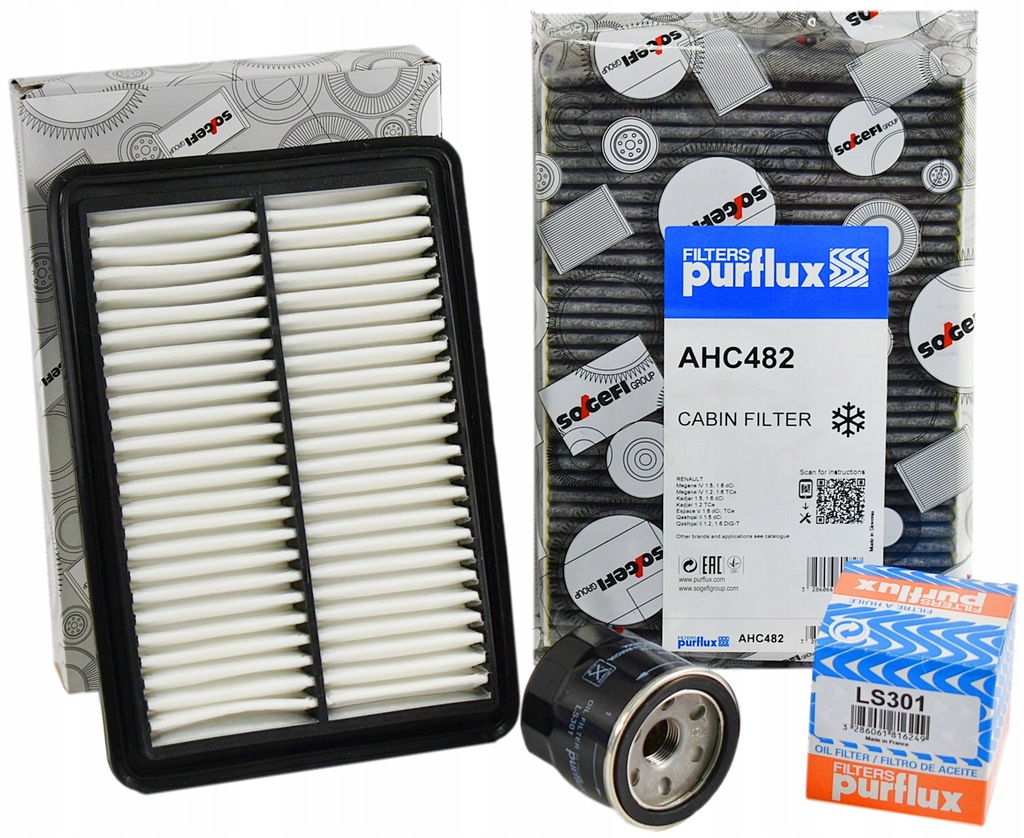 фото №1, Purflux набор фильтров renault kadjar 1.6 tce