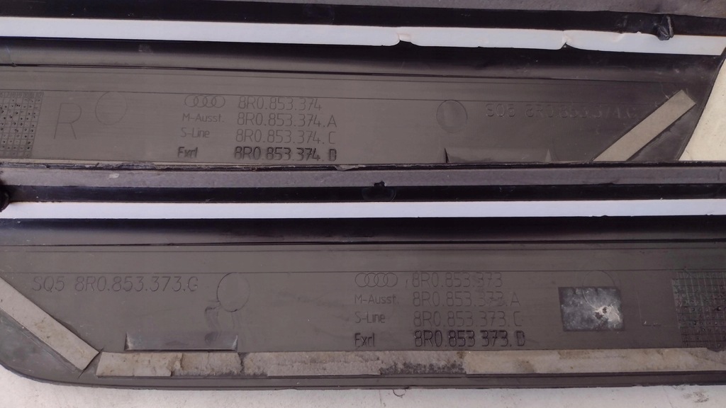 фото №13, Audi sq5 q5 8r накладки молдинги поріг