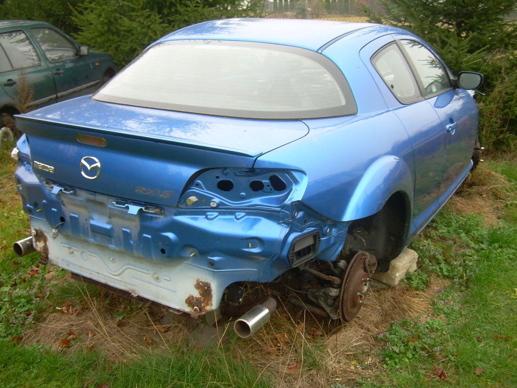 фото №2, Mazda rx8 rx-8 pas задня задній піддон nocnik стіна