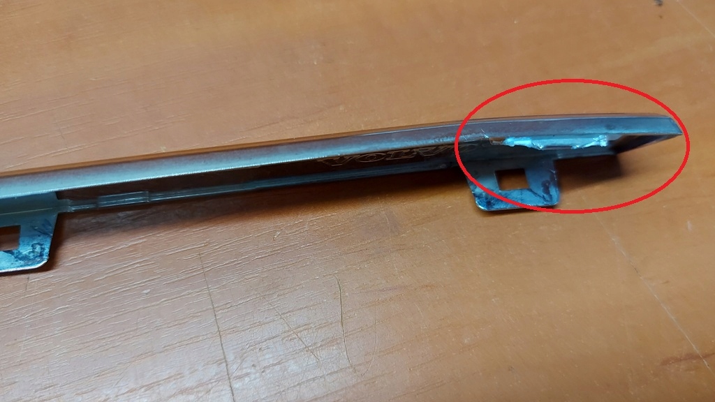 фото №11, Хром накладки молдинг дверь левая левый задняя volvo xc60 ii