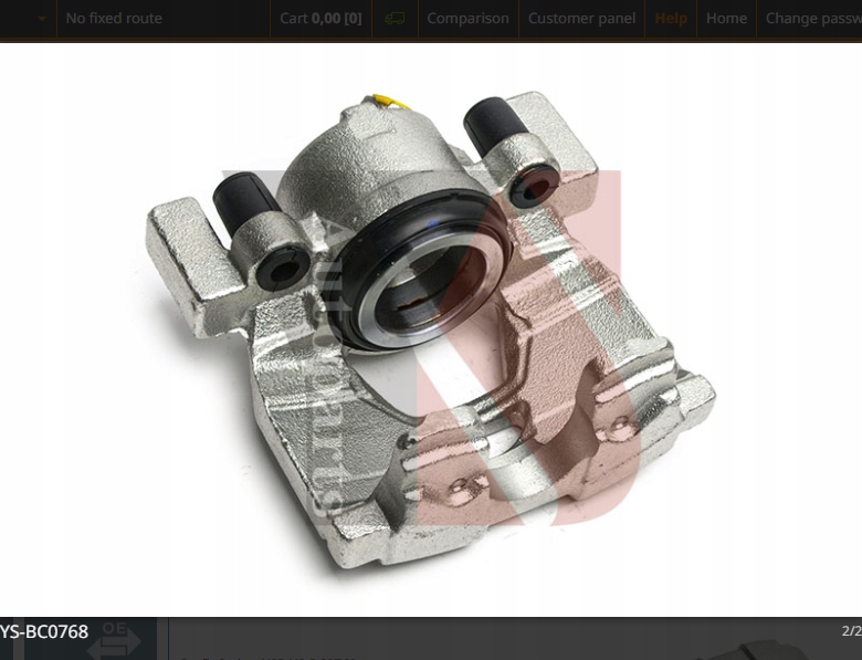 фото №3, Суппорт тормозной. перед правый renault laguna iii