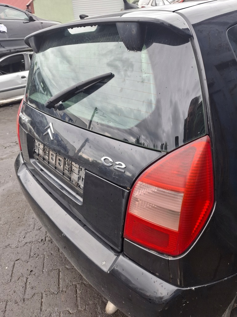 фото №5, Крышка багажника багажника citroen c2 верхний czarna vtr