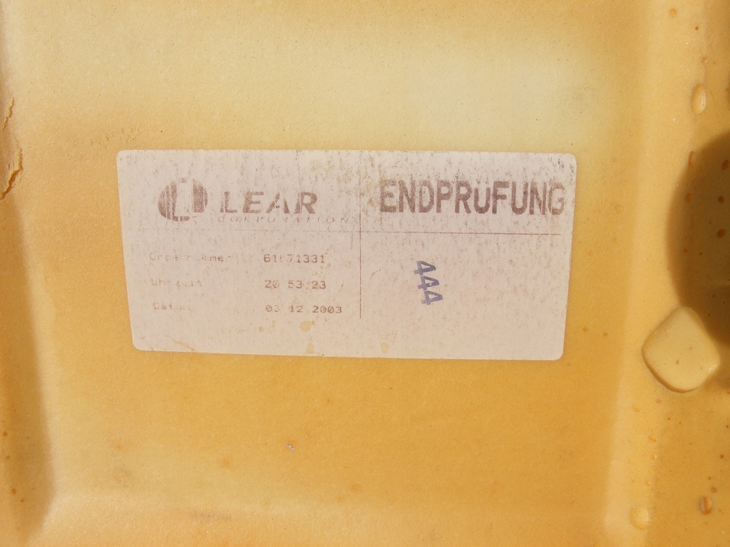 фото №5, Bmw e46 cabrio шкіра спинка сидіння попеляста