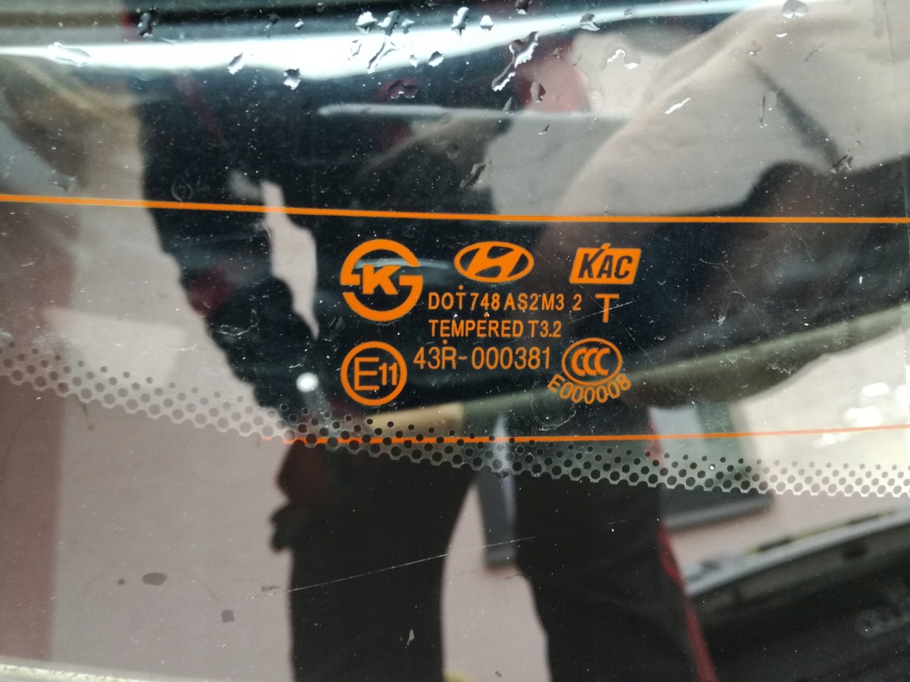 фото №4, Hyundai i30 ii 2012 -2017 rok стекло w крышка задняя хэтчбек