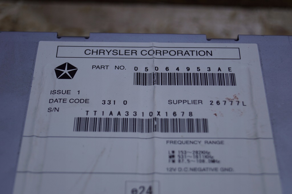 фото №12, Радио cd jeep compass i lift 05064953ae