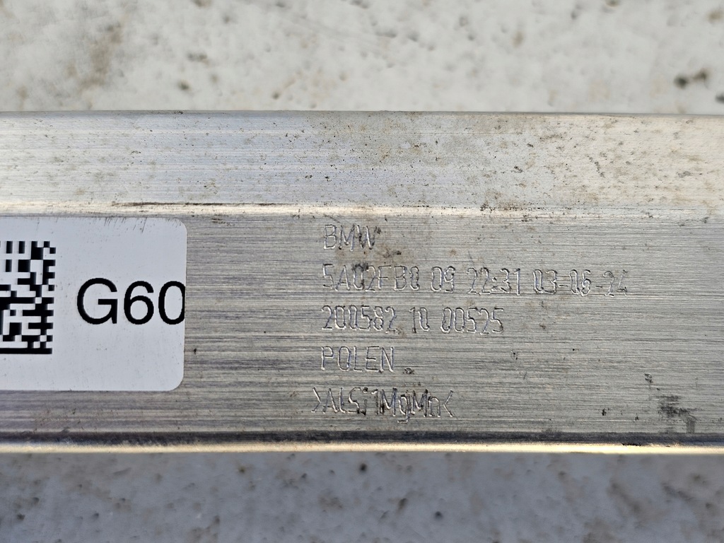 фото №15, Балка нижняя бампера усилитель перед bmw 5 g60 g61 2023 - 5a02fb0
