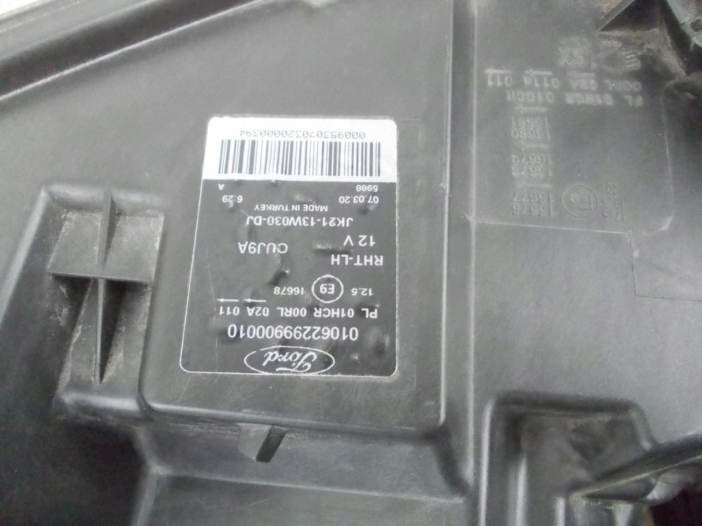 фото №15, Фара лампа левая ford transit custom lift led jk21-13w030-dj europa