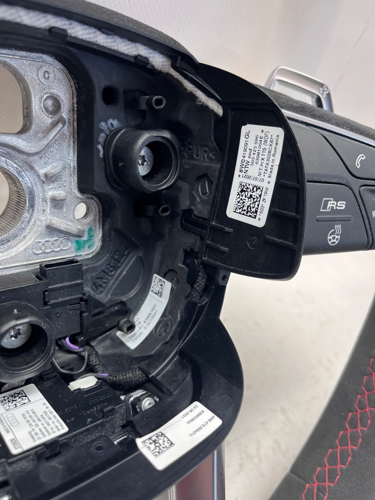 Rs5 s5 rs4 8w воздуховод алькантара  подогрев лепестки переключения Оригинал