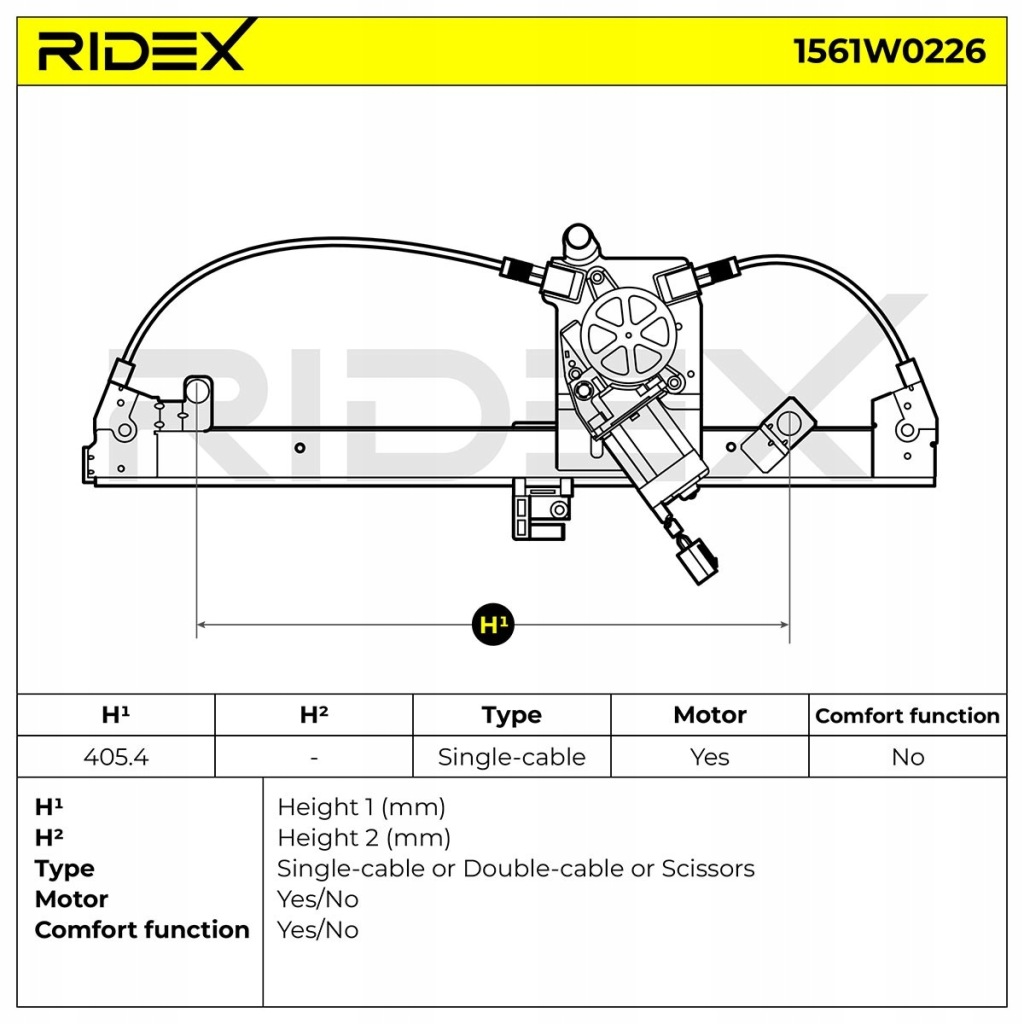 Подъемник стекло ridex к renault modus / grand modus f/jp0 правый Доставка