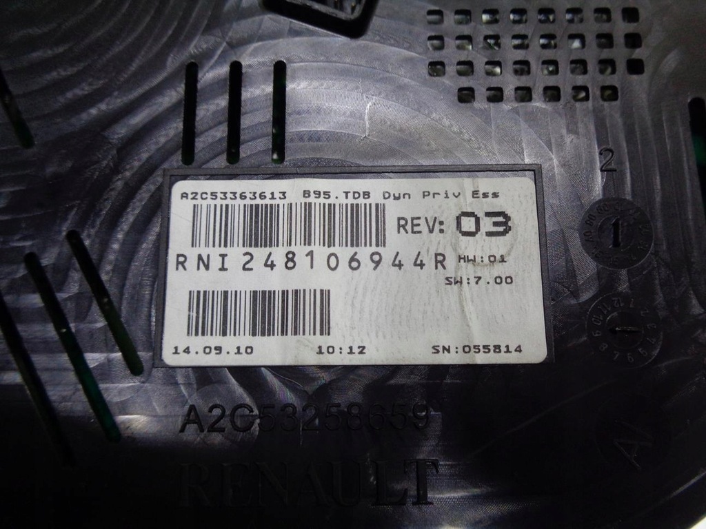 фото №12, Бортовой компьютер набор стартовый иммобилайзер renault megane 3 iii 1.4 tce 08- 237100293r