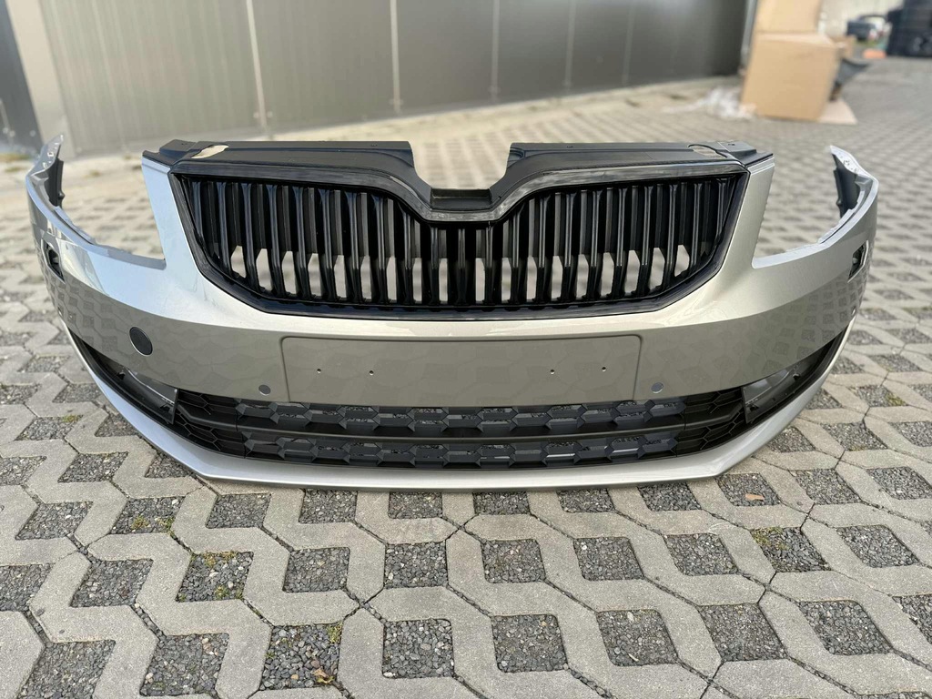 фото №10, Skoda octavia iii бампер перед передний kompletny 4xpdc sprysk. lf8h 13-17