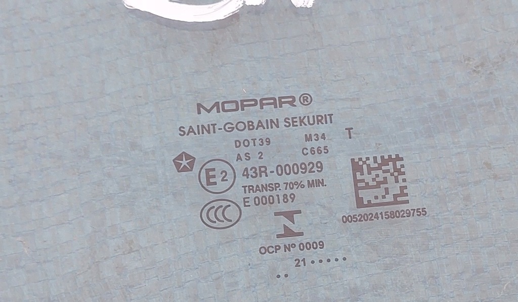 фото №2, Jeep renegade 21 22 скло з двері правий перед nr 11