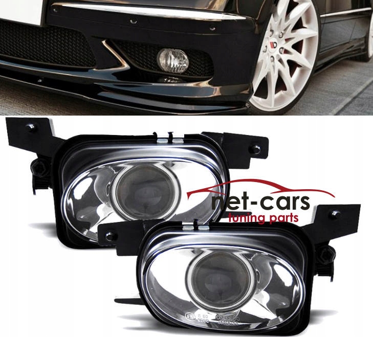 фото №1, Протитуманні фари mercedes w211 03-06 sport amg хром