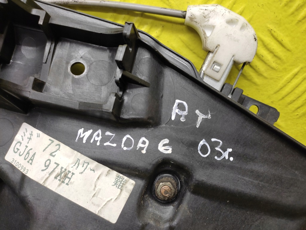 фото №10, Mazda 6 підйомник скло правий задня