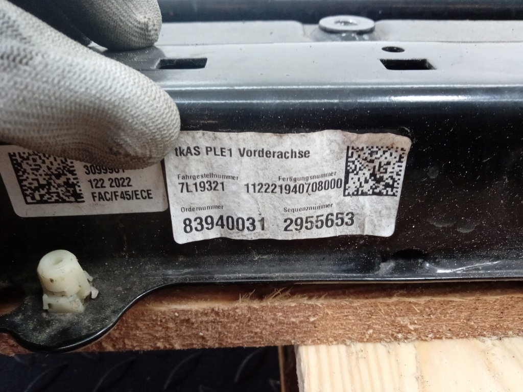 фото №6, Bmw 1 f40 f44 f54 підрамник двигуна поперечина 6872729