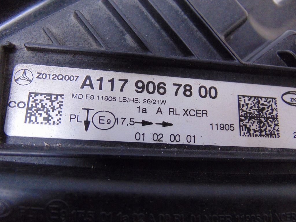 фото №14, Лампа ліва перед mercedes cla w117 lift a1179067800 europa