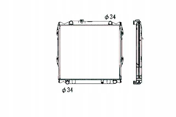 фото №1, Nrf радиатор двигателя toyota 4 runner land cruiser