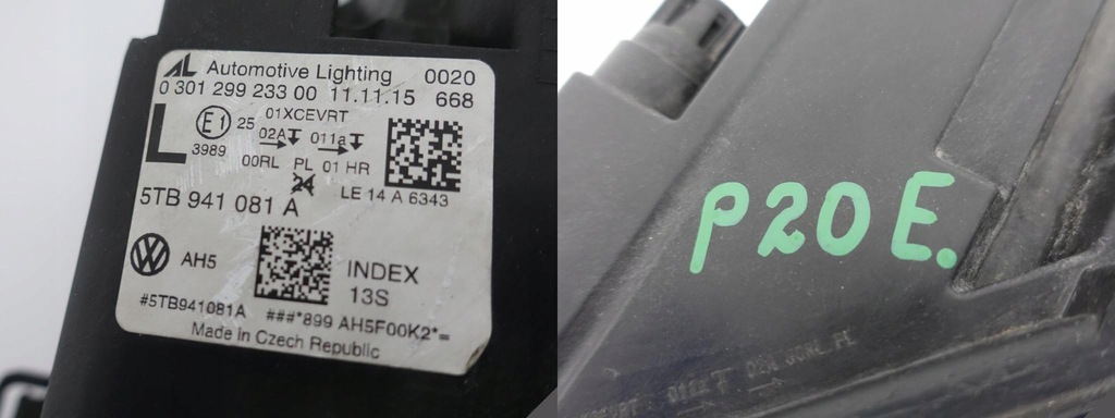 фото №12, Vw touran 5tb 15- full led лампа левая eu