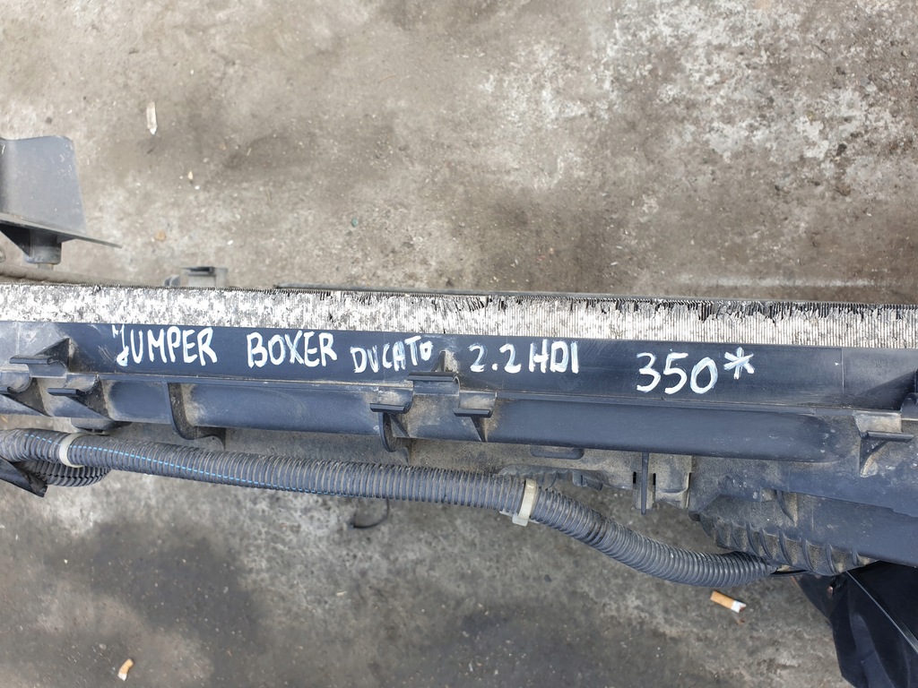 фото №7, Комплект радиатор вентиляторы citroen jumper